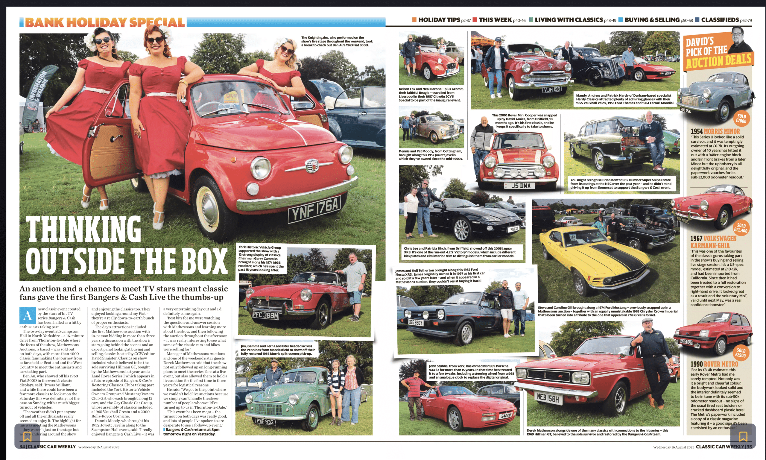 Bangers and Cash Live 2023