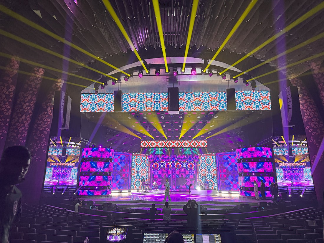 SRMG Event Stage Lights